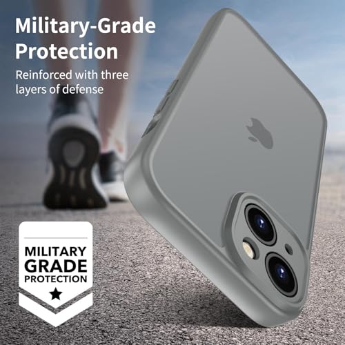 Coque iPhone 14 Plus antichoc grise pour sécuriser vos déplacements