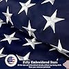 American Flag 10x15 Ft for Outside, Heavy Duty Nylon US Flags for High Wind Outdoor, Fade Resistant and Waterproof USA Flag with Embroidered Stars, Sewn Stripes, Brass Grommets #3