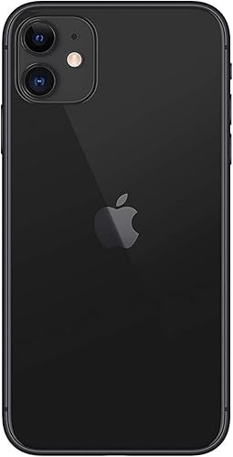 Reemplazo original de cristal trasero para iPhone 11 todos los portadores con adhesivo preinstalado y herramienta de reparación iPhone 11 (negro)