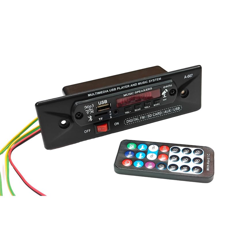 ERH India Bluetooth FM MP3 Music player with Amplifier IC 4440 Based for Bike, E Rickshaw, Electric Vehicle etc. (B0D9P27GHV) Amazon Price History, Amazon Price Tracker