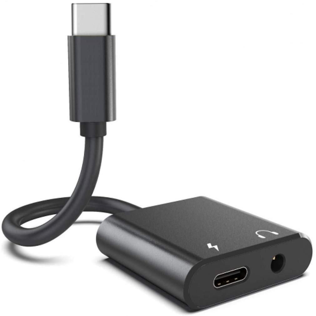 Adattatore per cuffie USB C compatibile con Samsung Galaxy A73, A54, A53, A33 5G, jack da 3,5 mm, supporto splitter per microfono