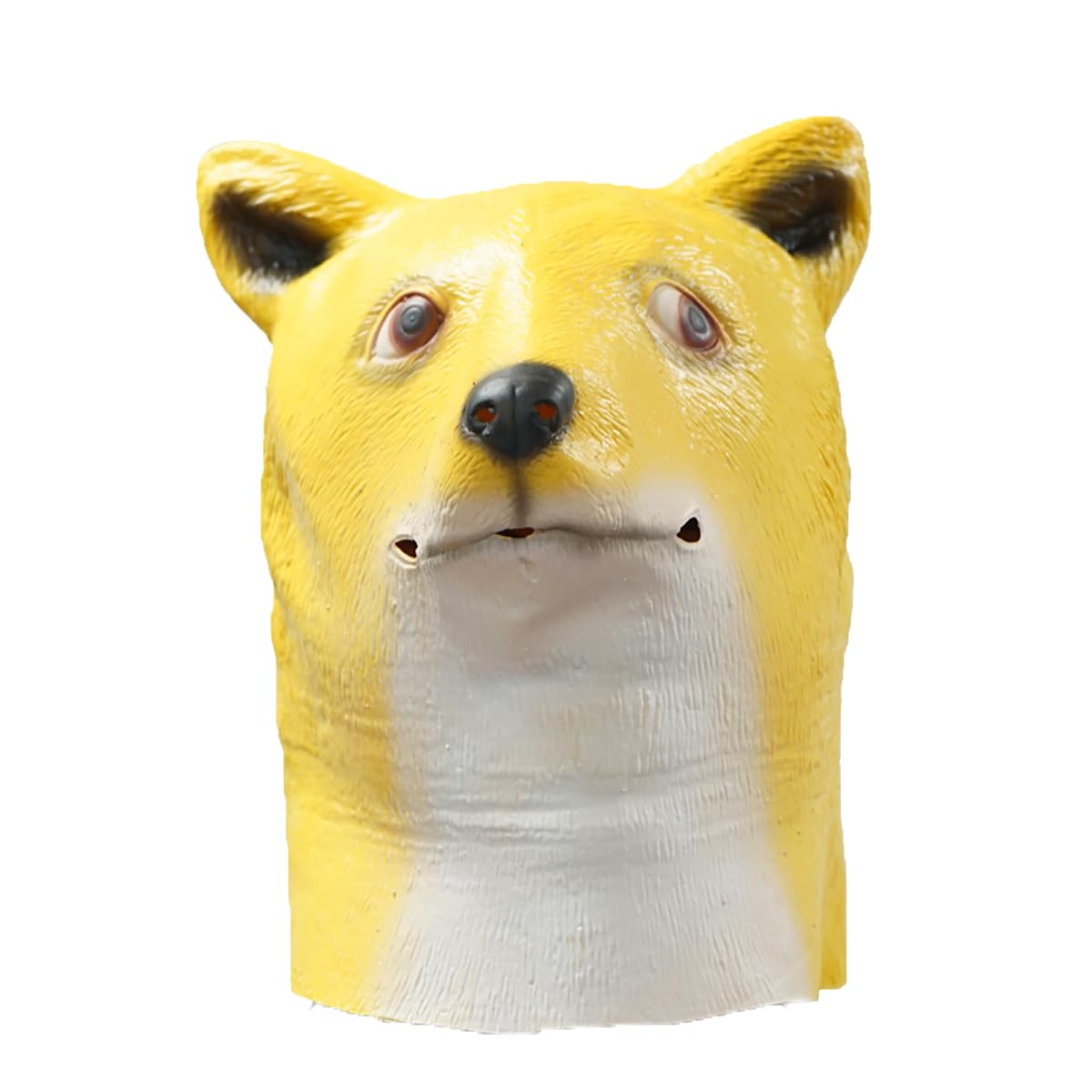 Creative parody of God beast latex mask - sand sculpture online celebrity live props - Halloween animal head cover (Dog Mask)