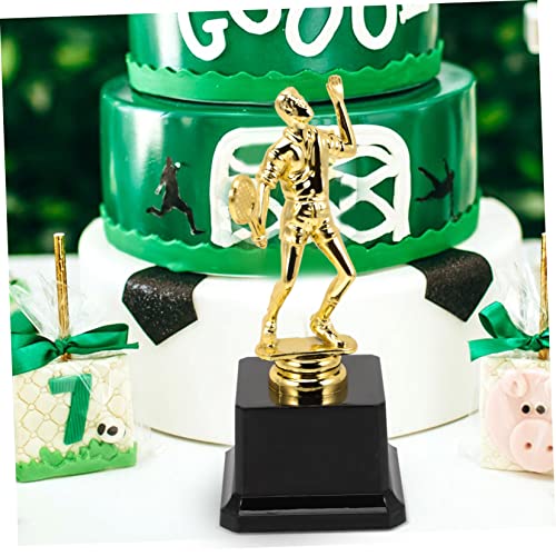 Sosoport Troféus De Plástico Mini Troféu Troféu De Futebol Para Crianças Modelo De Troféu De Jardim