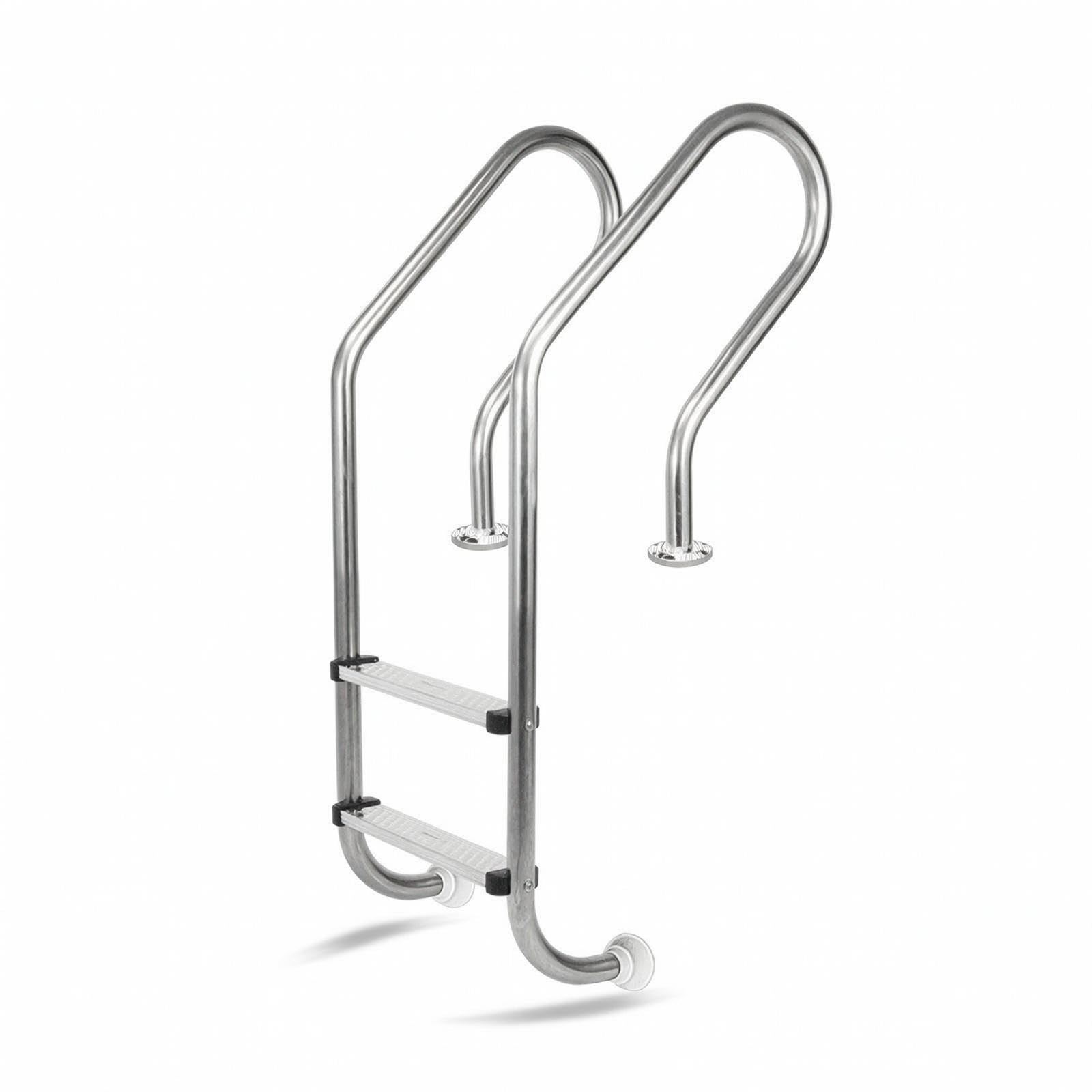 Pool Ladder with Anti-Slip Steps Stainless Steel Pool Ladder with Handrails No-Tool 2 Steps Sf-image-29
