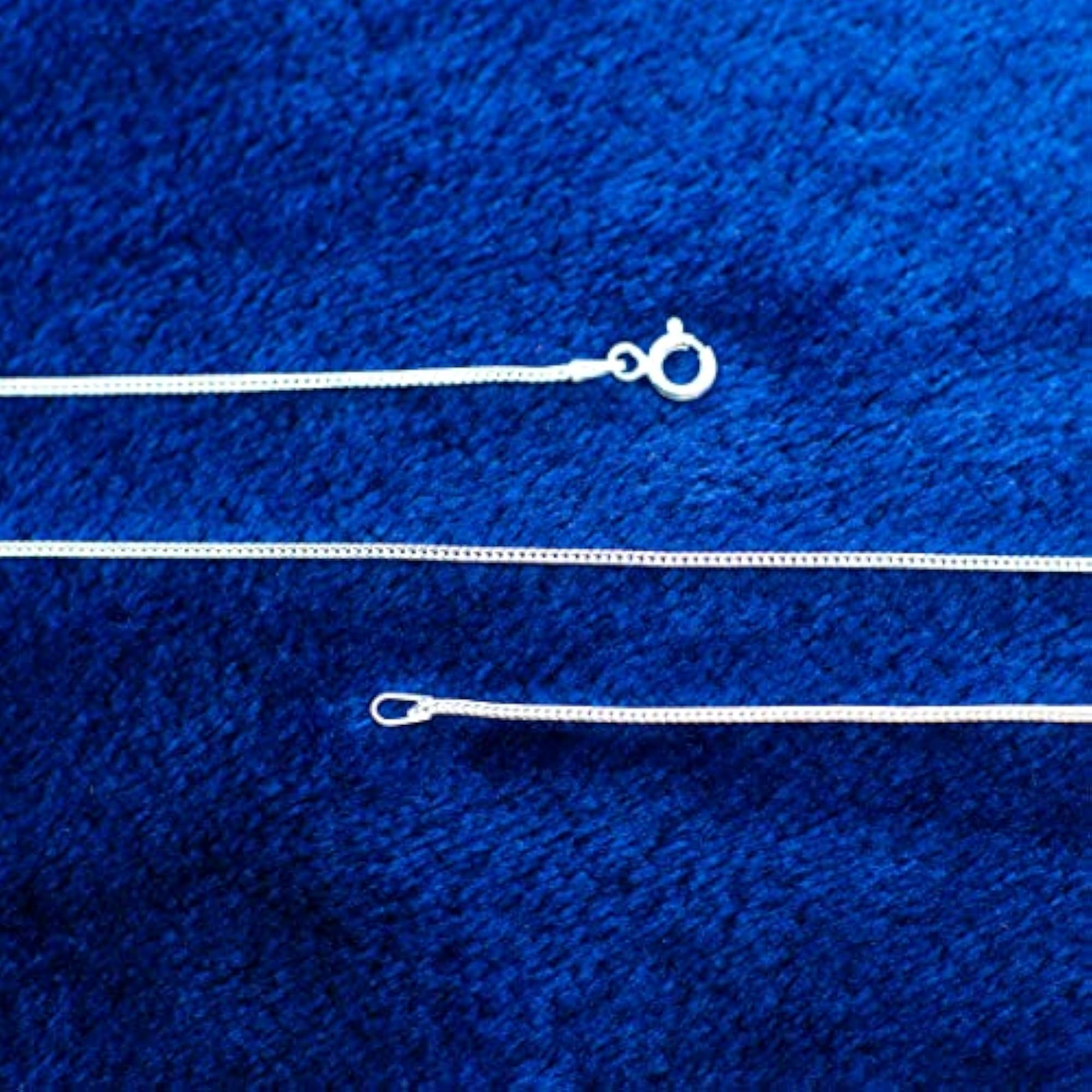 925 Sterling Silver Foxtail Chain Necklace, Unisex Gift