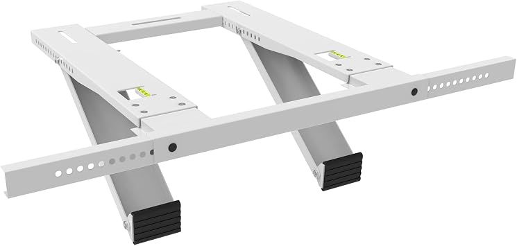 BJADES Window Air Conditioner Bracket No Drilling,Window AC Support Bracket,Universal A/C Units Mounting Brackets,Up to 200 lbs.Fits Single Or Double Hung Windows