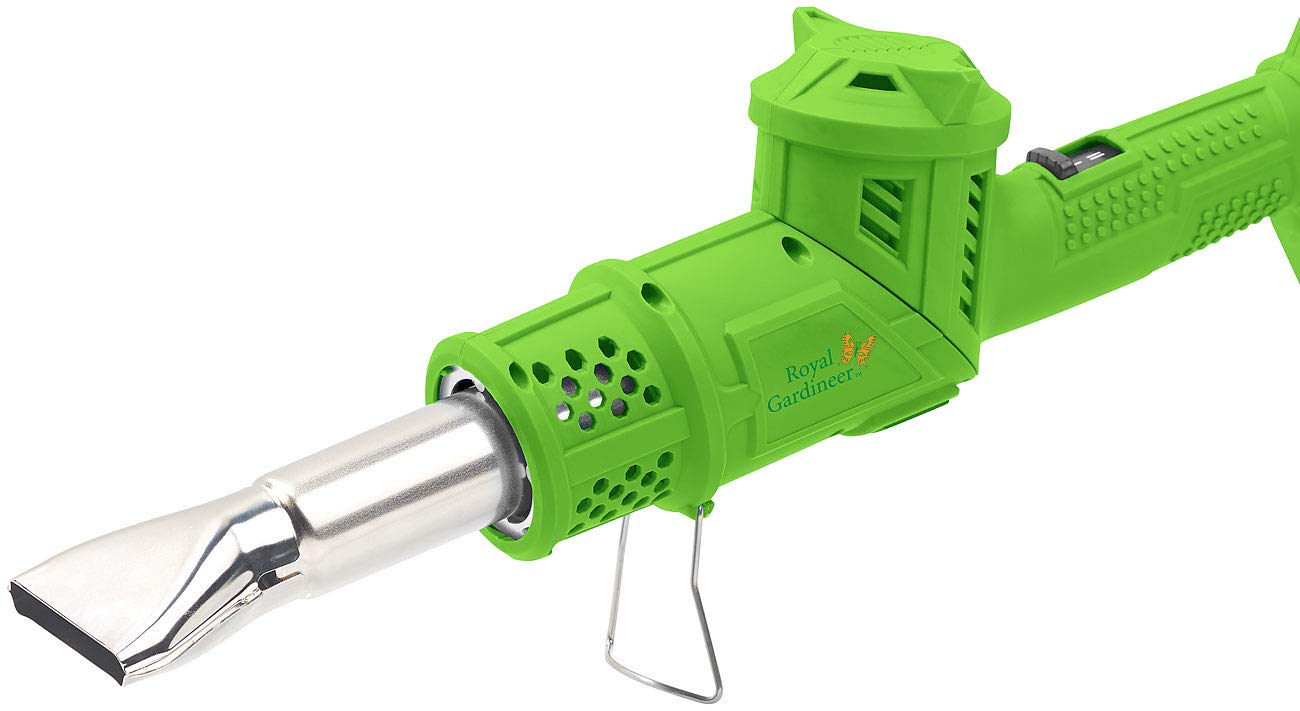 Royal Gardineer Unkrautverbrenner: Elektro 6in1-Unkrautvernichter & Grillanzünder, 80 & 650 °C, 2.000 W (Elektrischer Unkrautvernichter, Unkrautverbrenner elektrisch, Elektrische Vernichter)