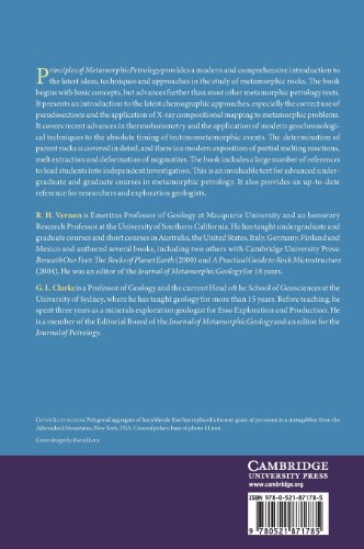Principles of Metamorphic Petrology