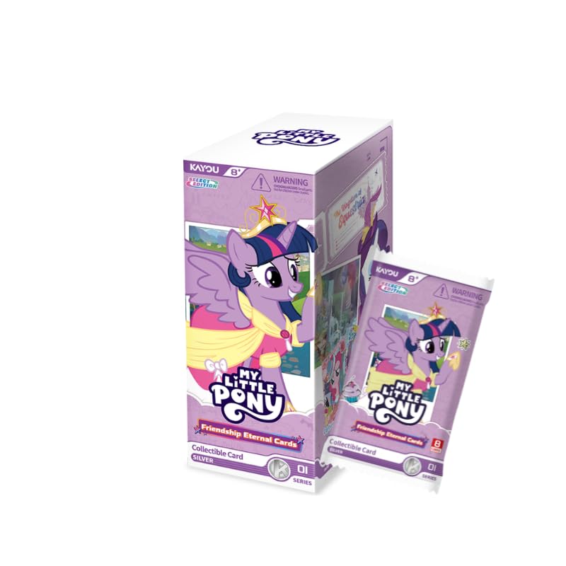 Amazon.com: Kayou My Little Pony Friendship Eternal Cards, Fun Moment  Edition, English Series 1, Display Box with 12 Packs, 127 Cards, 7 Rarity  Levels : Toys & Games