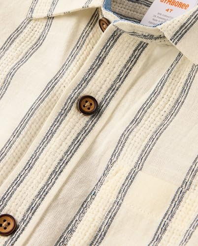 Image of Gymboree,Matching Family Short Sleeve Button Up Shirt