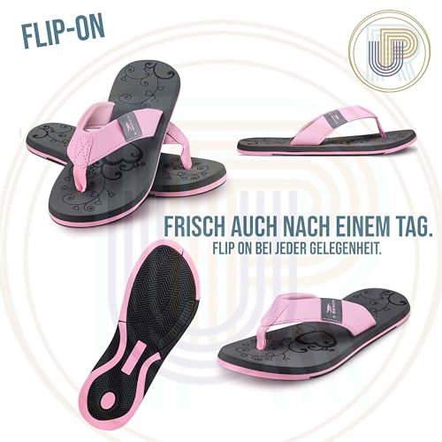 Image of Ultrapower Flip-On Flip Flops for Men and Women | Mules | Shower Slippers | Non-Slip Sole