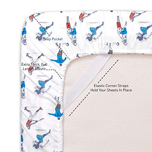 1500 Supreme Kids Bed Sheet Collection - Fun Colorful And Comfortable Boys And Girls Toddler Sheet Sets - Deep Pocket Wrinkle Free Soft And Cozy Bedding - Twin Xl, Sports #TOP2