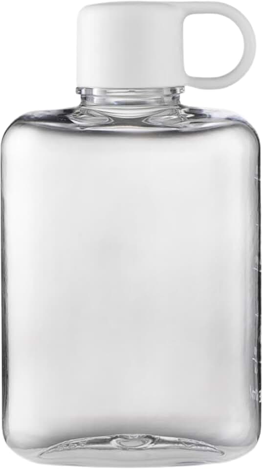 Wasserflasche Tragbare Flache, BPA-freier Tritan-Kunststoff, Reise-Wasserflasche Für Camping, Fitnes