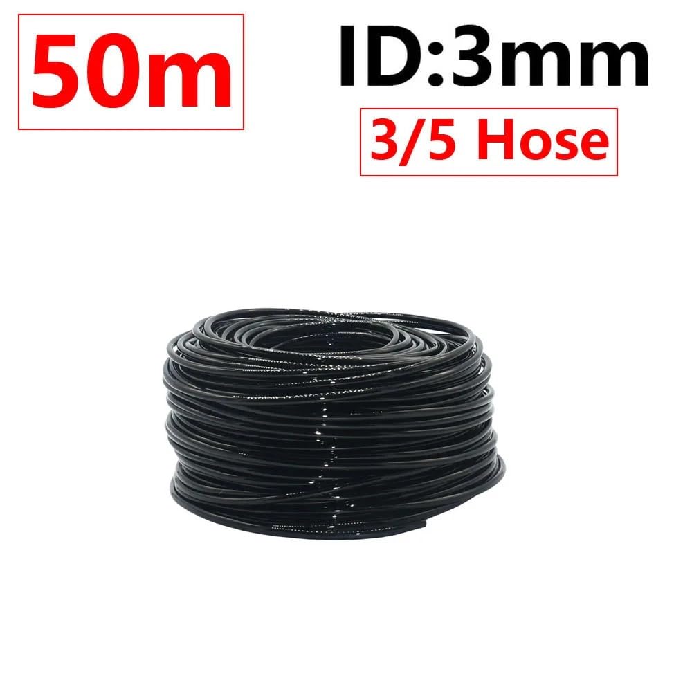 Tuyau Flexible en PVC for arrosage de jardin, 4/7mm, 8/11mm, 9/12mm, 1/4, 3/8 pouces, Micro tube d'irrigation goutte-à-goutte for plantes de pelouse et de serre (Color : 3I5 X 50m)