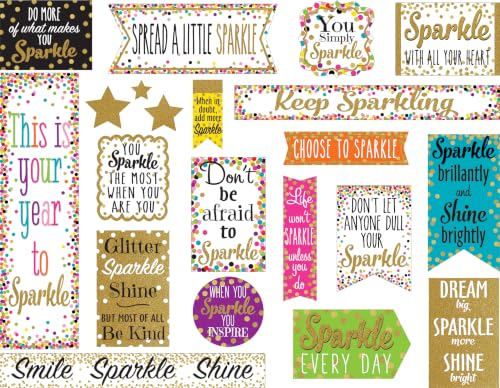 Image of Teacher Created Resources Confetti Sparkle and Shine Mini Bulletin Board (TCR8962)