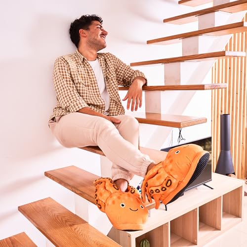 Coddies Octopus Slippers - Funny Plush Footwear - Novelty Gift and Gag Gift Idea for Men, Women & Kids4