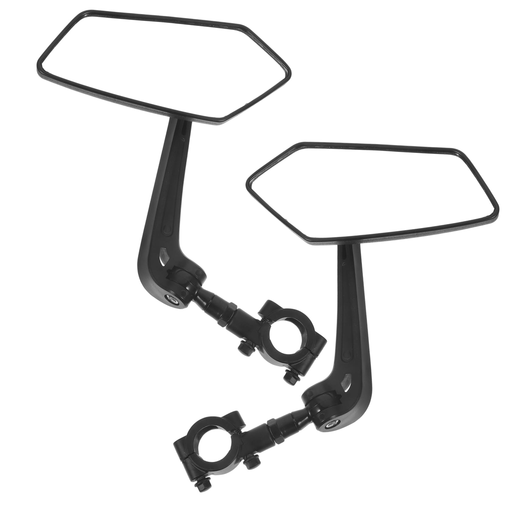 2pezzi Specchietto Retrovisore Per Specchietti Per Manubrio Per Biciclette Elettriche e Mountain Bike Facile Installazione e Posteriore