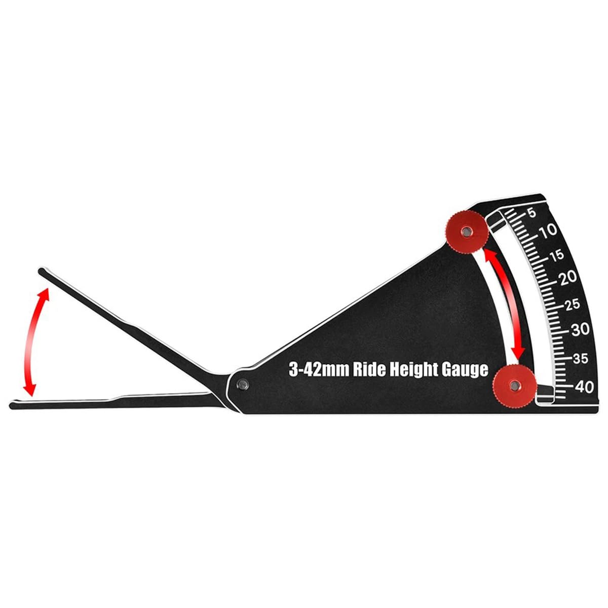 Misuratore di Altezza per Auto RC in Alluminio 3-42 mm per Camion RC Scala 1/8 1/10