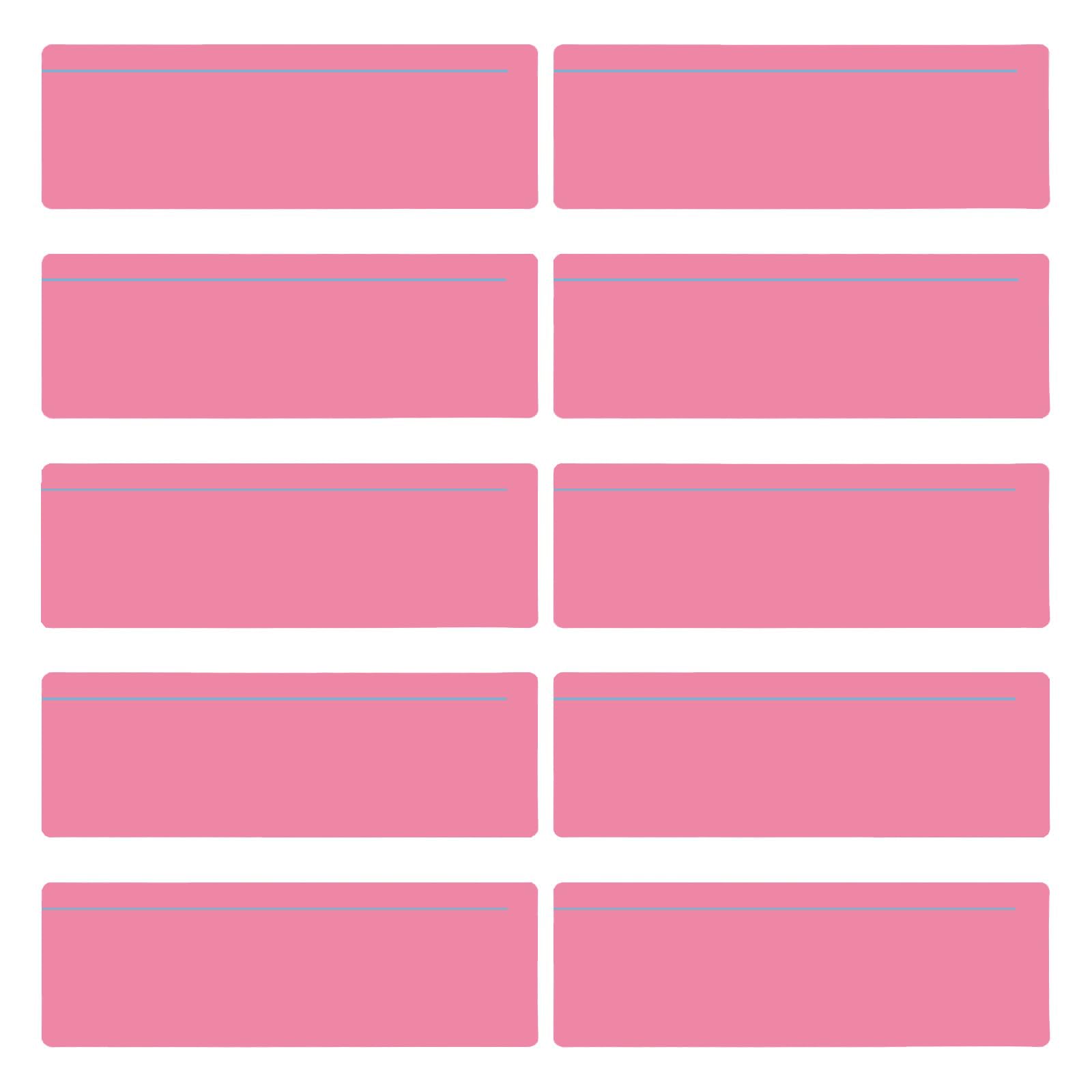 TA-VIGOR Pink Guided Reading Strips, 10Pack Coloured Reading Overlays