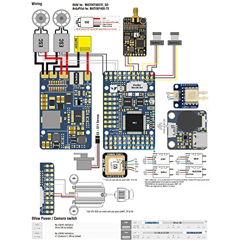 Matek F405 Wte Flight Controller Stm32F405Rgt6 Built In Osd Sd Slot Dps310 For Rc Fpv Racing Drone …… #TOP5