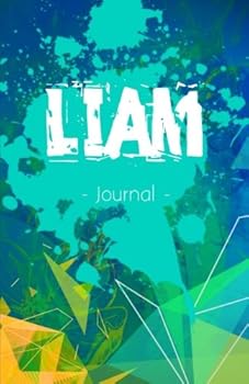 Liam Journal: Boys Notebook Lined Writing Book