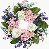 Stilvoller Simulations Blumenkranz ist eine wunderbare Dekoration an besonderen Tagen, die Ihr Zuhause schöner macht.