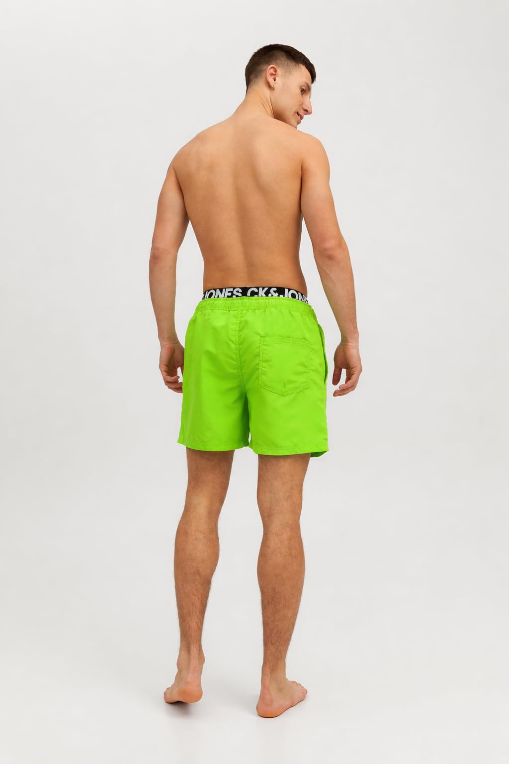 Jack & Jones Jjiaruba AKM Db WB Solid Jjswimshorts Bañadores Ajustados para Hombre Hombre