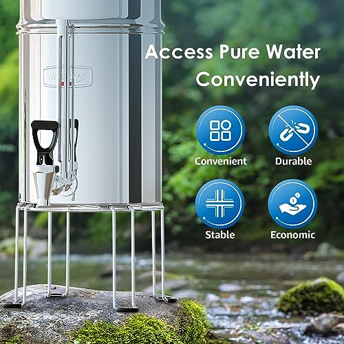 image for Waterdrop Water Filter Stainless Steel Stand, with Rubberized Non-Skid