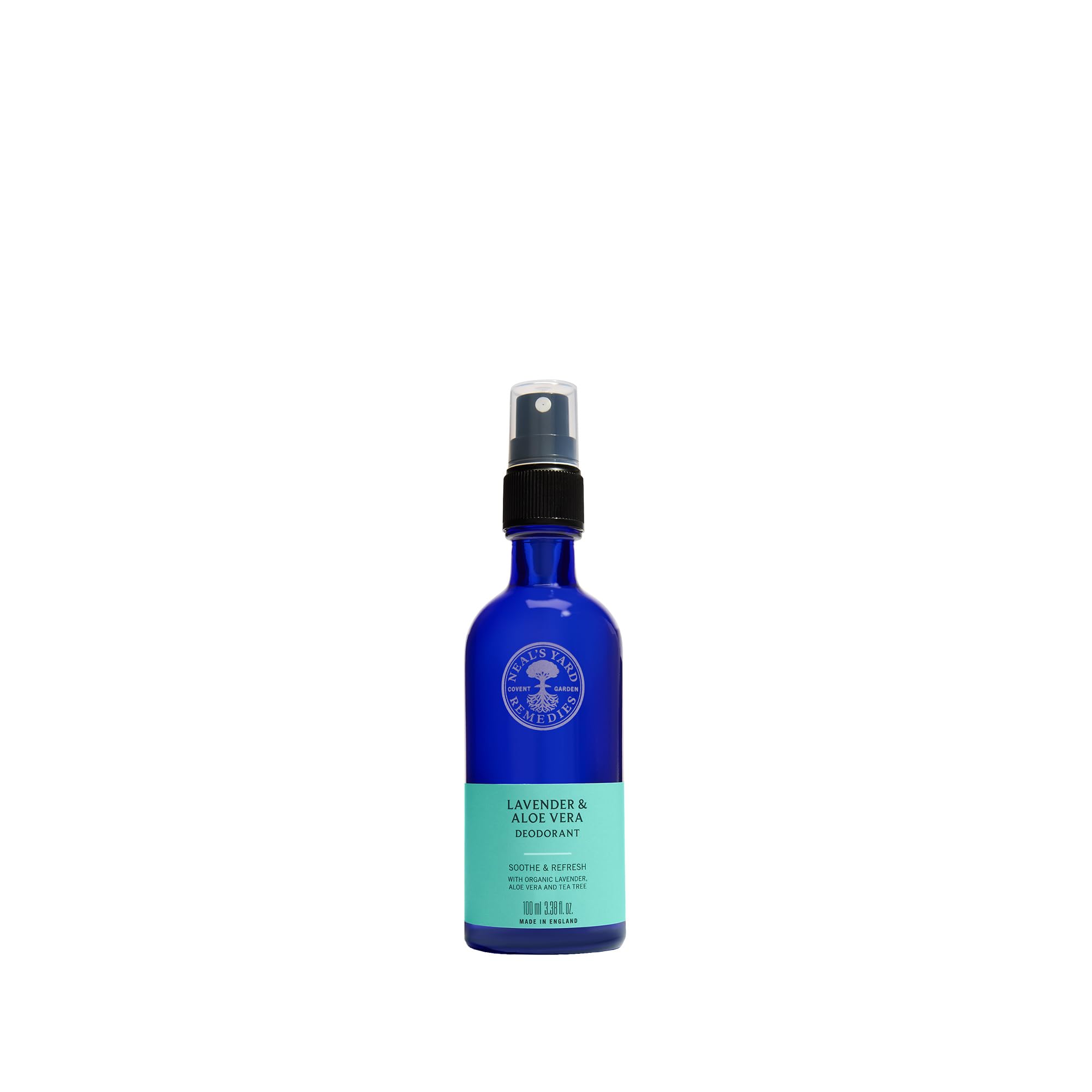 Neal's Yard Remedies, Lavender & Aloe Vera Deodorant, Natural Deodorant for All Skin Types, With Essential Oils, Vegan & Cruelty-Free, 100ml