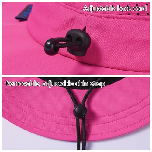Image of UPF 50+ Bucket Sun Hat with Laser Perforated Mesh Cooling Adjustable Breathable Lightweight for Outdoor Men Women