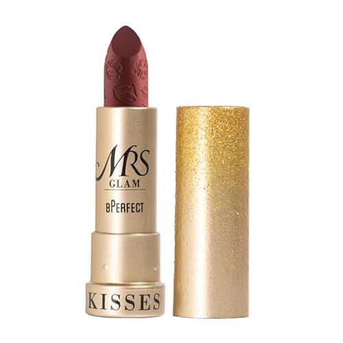 BPerfect x Mrs Glam – Mrs Kisses Lipstick – Shade: 10 Possess Me – A deep wine red – 3.5g