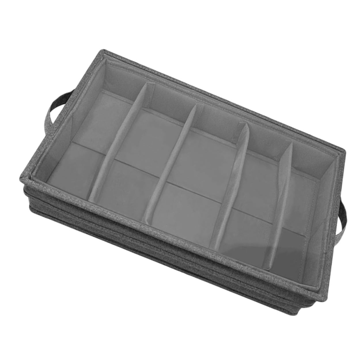 Caja de Almacenamiento de Cubiertos y Cinco con Tapa Transparente