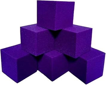 RaceCityFoamFoam Pits Cubes/Blocks 108pcs - 4" x 4" x 4" - Purple