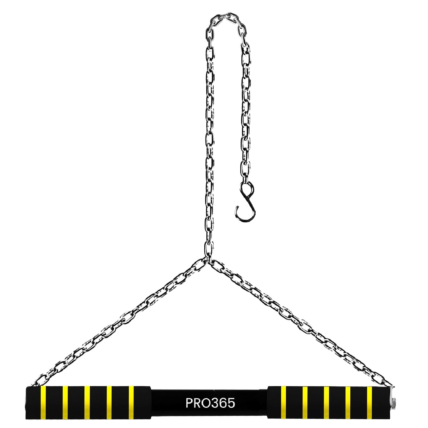 PRO365 Rotational Chin Up Bar 140 Kg Dynamic Capacity | Monkey Bar | Safe Cushioned Hand Grips | In Room Kids Hanging Rod | Height Growth | Heavy Duty Chain | Home Gym Equipment| 1 Year Brand Warranty