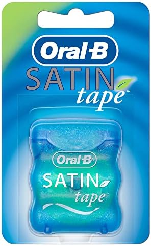 Oral-B Satin Tape Dental Floss, Mint Flavor, 1 Count (Pack of 2)
