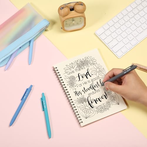 Image of Mr. Pen- Retractable Gel Pens, 12 Pack, Black Ink, Pastel Barrels | Fine Point 0.7mm, Fast Dry, Smooth Writing, Cute Pens for Drawing, Writing Planner and School Supplies