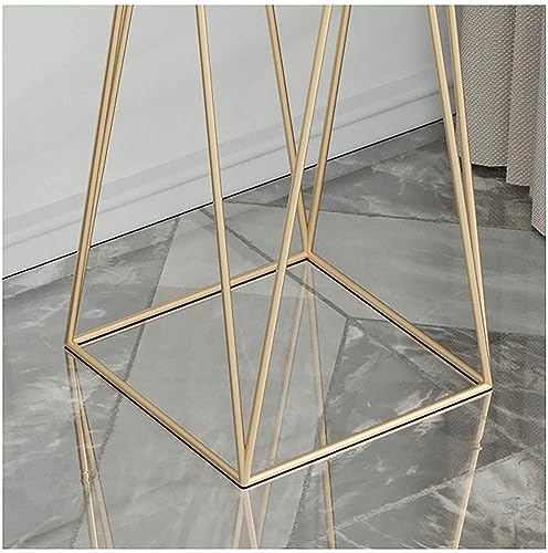 Image of HOME DECO Metal Planter Stand Set of 2 | Gold Flower Pot with Stand | Modern Indoor Outdoor Plant Stand | Tall & Short Iron Planter Holder for Home Decor | Decorative Plant Pot Stand (White)