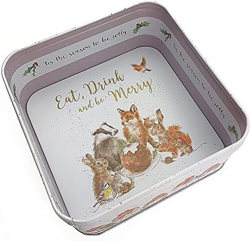 Wrendale Designs - 'A Woodland Christmas' Christmas Tin
