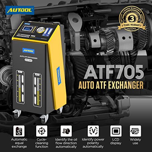 Autool Atf Exchanger Full Automatic Automotive Gearbox Transmission Fluid Oil Exchange Flush Cleaning Machine, Atf Transmission Fluid Exchanger Machine，Transmission Service System Atf Exchanger #TOP1