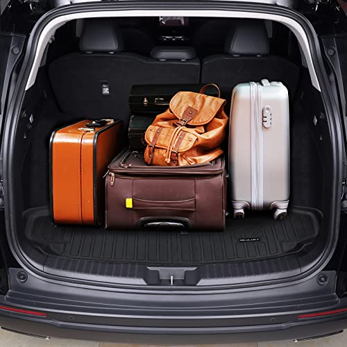 Nikalaika Cargo Liner For 2023 Honda Hr-V All Weather Protection Tpe Rear Cargo Tray Trunk Mats For Honda Hrv 2023 Interior Accessories, Odorless Anti-Slip, Black #TOP4