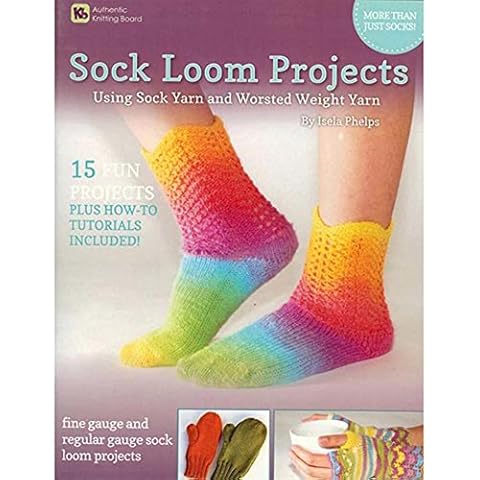 Authentic Knitting Board Sock Loom Projects Cover