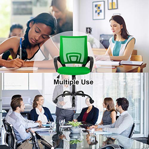 Ergonomic Office Chair Cheap Desk Chair Mesh Executive Computer Chair Lumbar Support For Women&Men, Green #TOP6