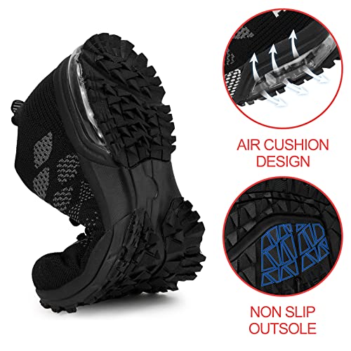 KPP Running Shoes, Black/Purple, Breathable Mesh, Cushioning2