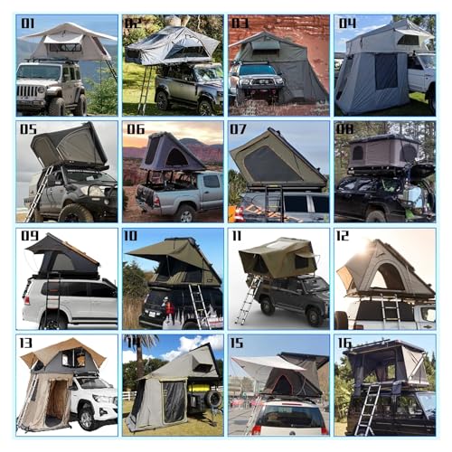 Carpa de techo rígida para auto 2-3 personas miniatura 6