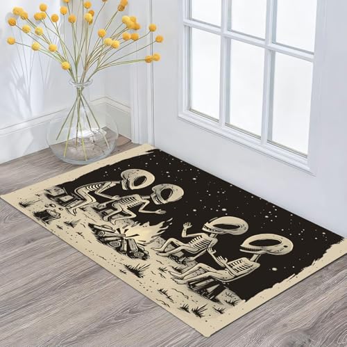 Tapete Decorativo con Diseño de Alien Cartoon 24x36 pulgadas miniatura 4