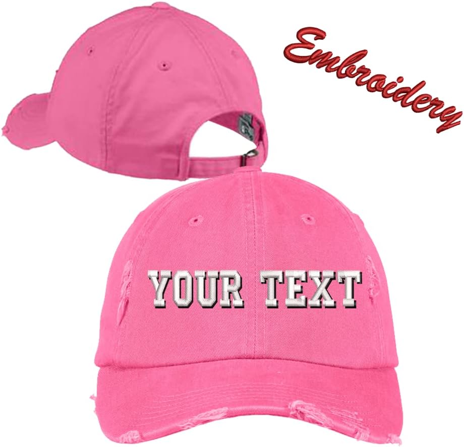 Distressed Cap DT600/ Custom Distressed Hats/Monogram Distressed Hats/Embroidery Hats/Monogram Hats