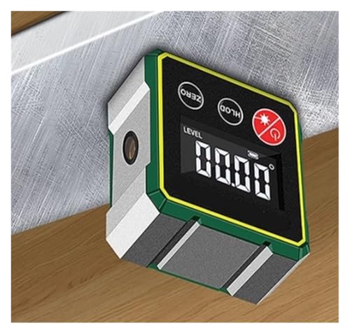 Buscador de ángulos digital con base magnética y LCD miniatura 4