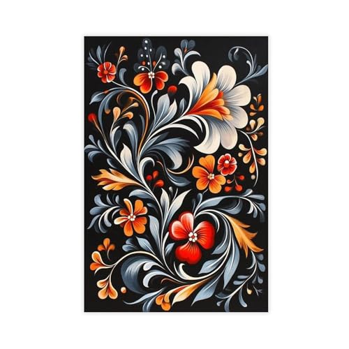 IADNG Navia Rose Canvas Poster Wall Art Print Picture Paintings 08x12inch(20x30cm)