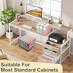 Extra Capacity Plastic Hanging File Folders Letter Size,12 Pack 2 Inch Capacity Hanging File folders with Tabs,Heavy Duty for Filing Cabinet,Home and Office File,Pastel Colors - Image 5
