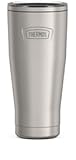 THERMOS ICON SERIES, Stainless Steel Tumbler with Slide Lock, 18 Ounce, Matte Stainless Steel